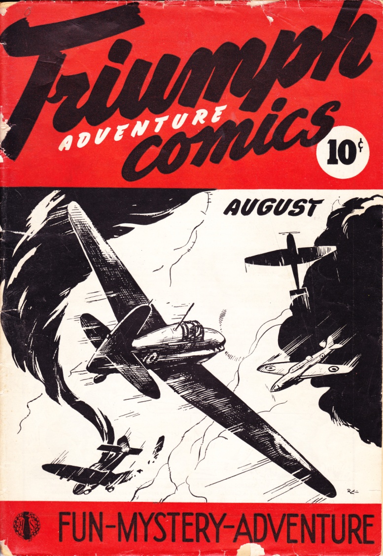 KULBACK Rene Triumph Comics Cover, Aug