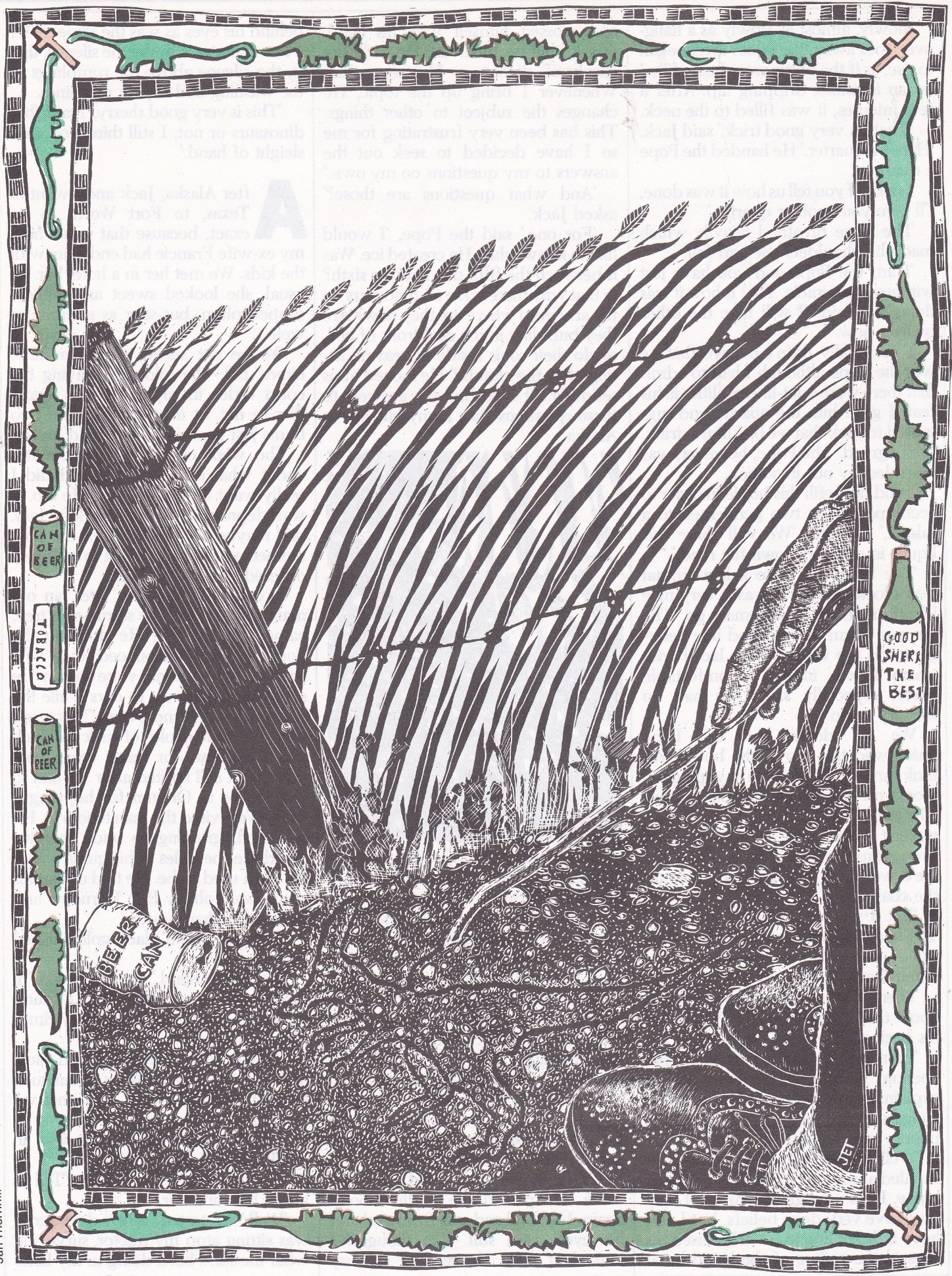 A close-up of a fence
Description automatically generated