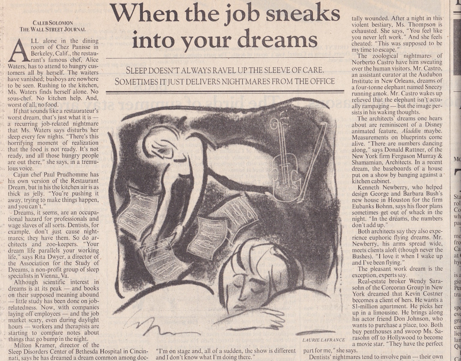 A newspaper with a drawing of a person diving into a cave Description automatically generated