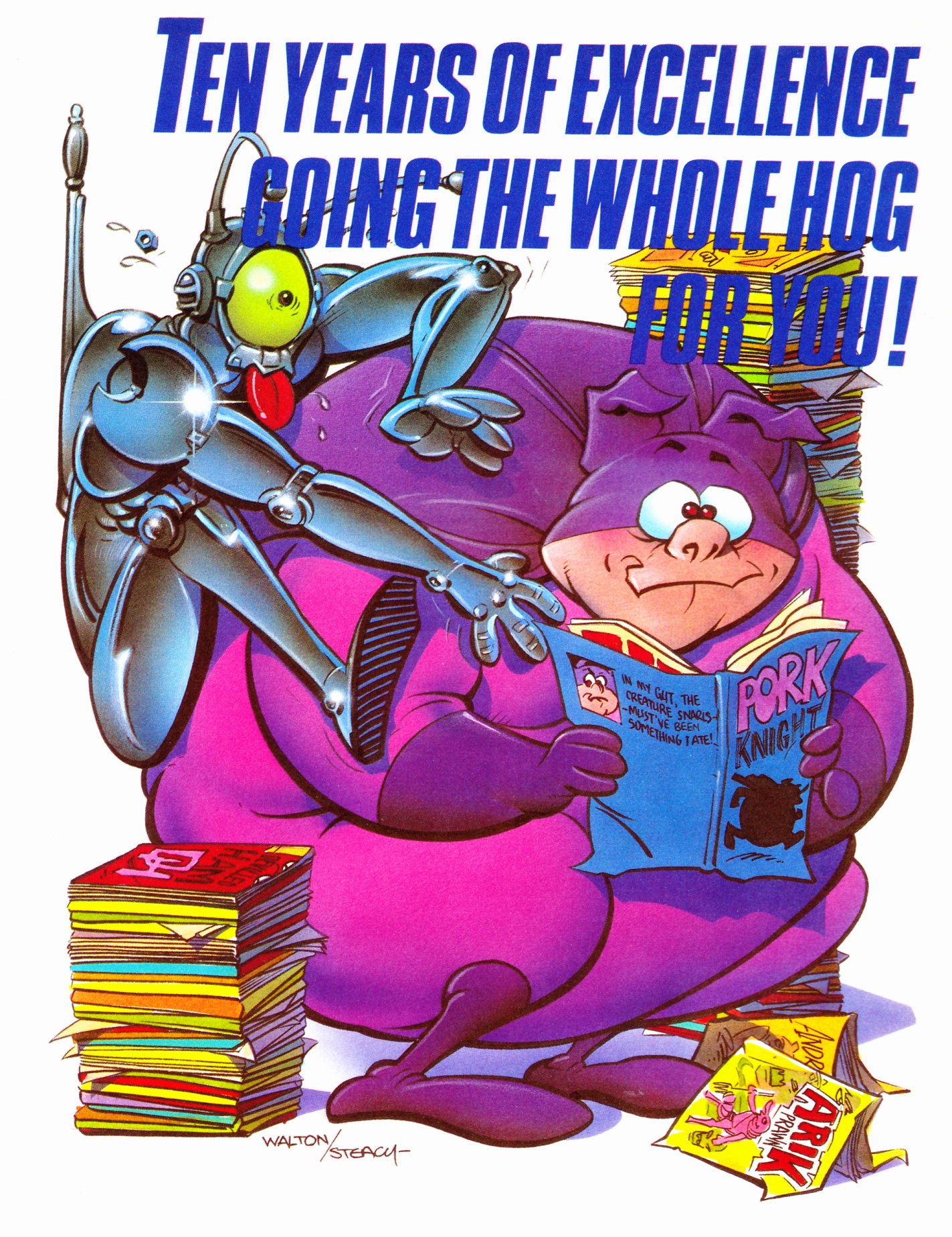 C:\Users\Robert\Documents\CARTOONING ILLUSTRATION ANIMATION\IMAGE CARTOON\IMAGE CARTOON P\PORK KNIGHT, Pork Knight, 1-1, 1986, bc 2.jpg