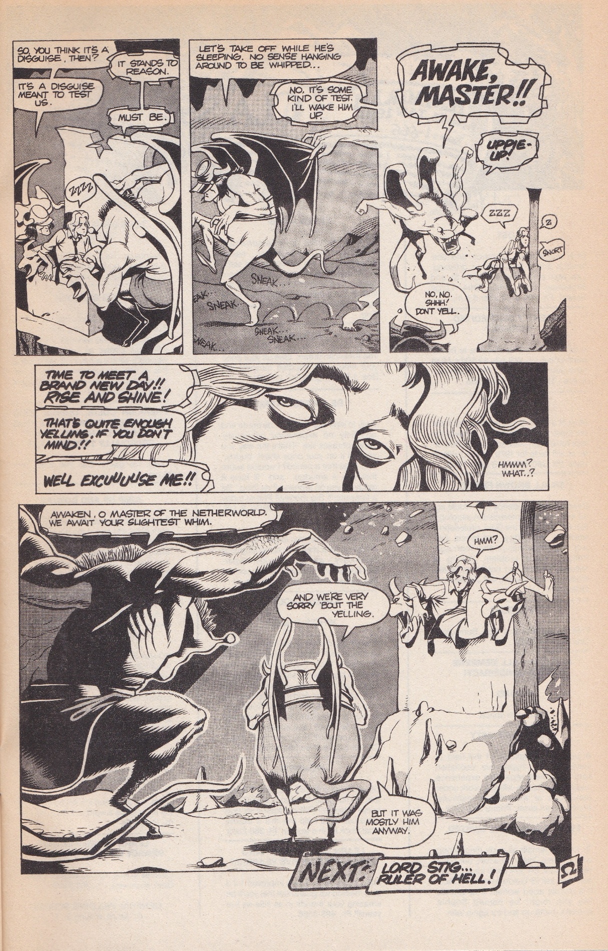 A comic page with a comic strip AI-generated content may be incorrect.