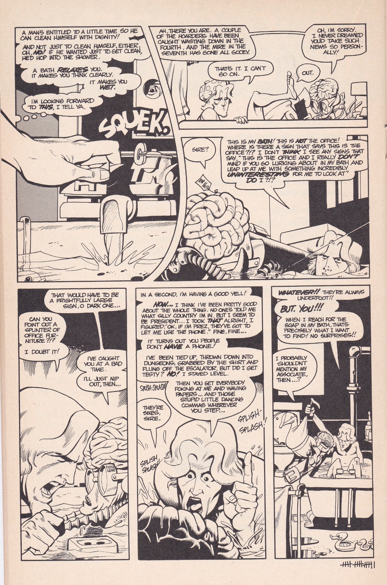 A comic page with comic text AI-generated content may be incorrect.