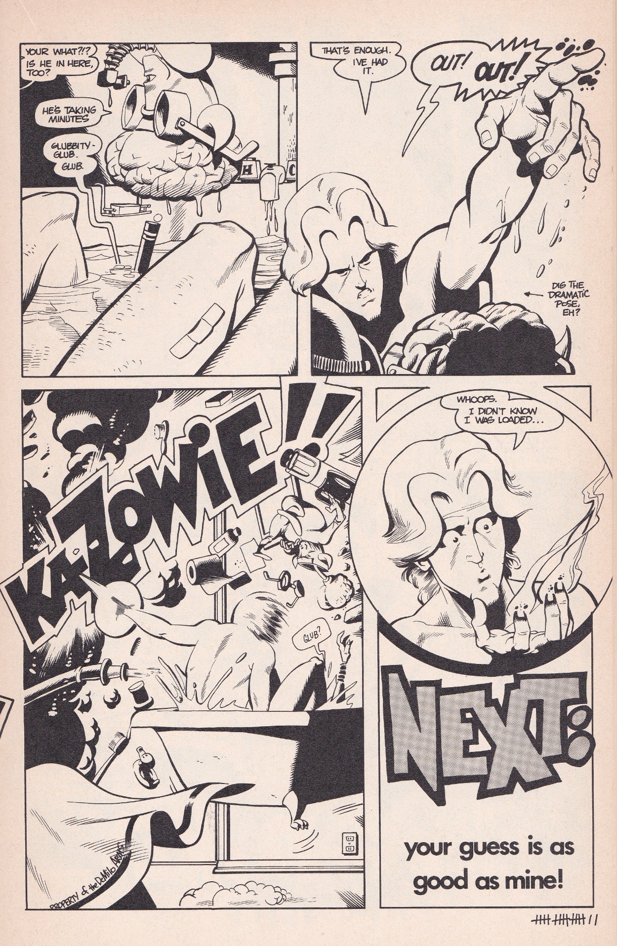 A comic page with comic text and images AI-generated content may be incorrect.
